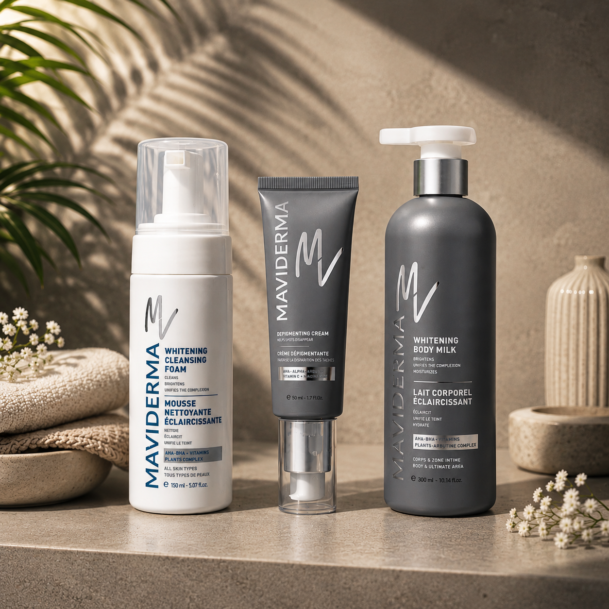 Gamme éclaircissante & cicatrisante