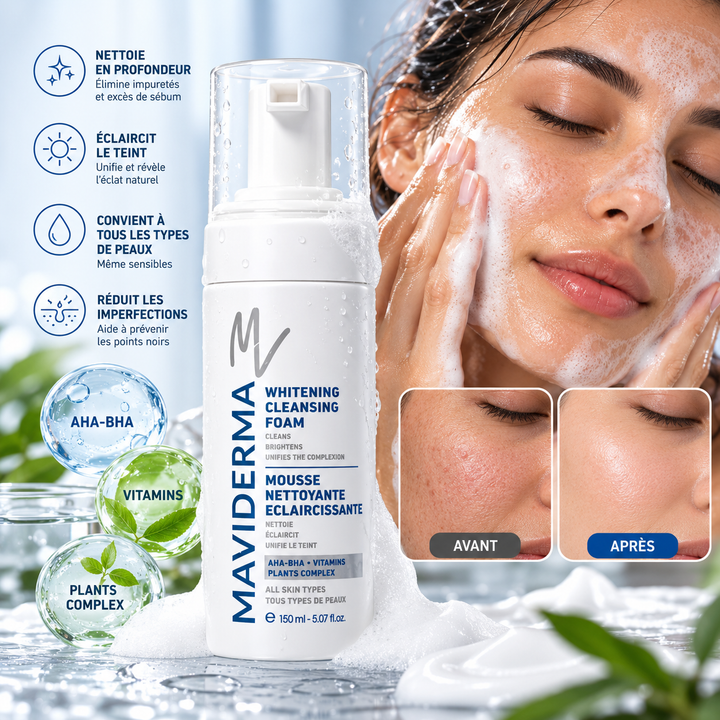 Maviderma Mousse Nettoyante Éclaircissante
